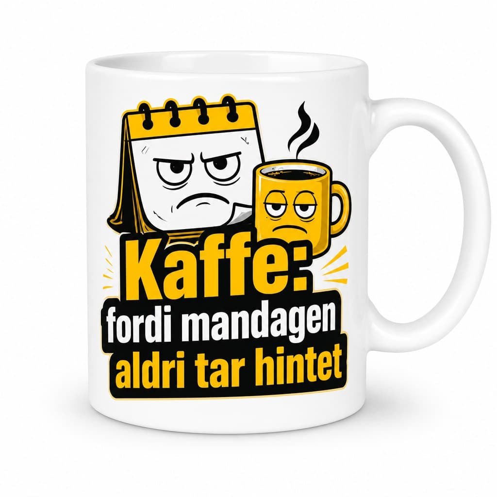 Krus med Kaffe: fordi mandagen aldri tar hintet